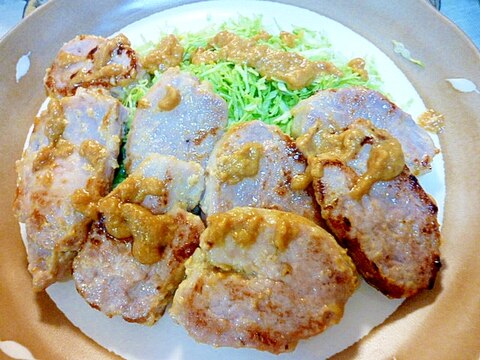 「やわらか～い♪」豚ヒレ肉のみそ漬け焼き